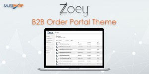 zoey B2B order portal theme