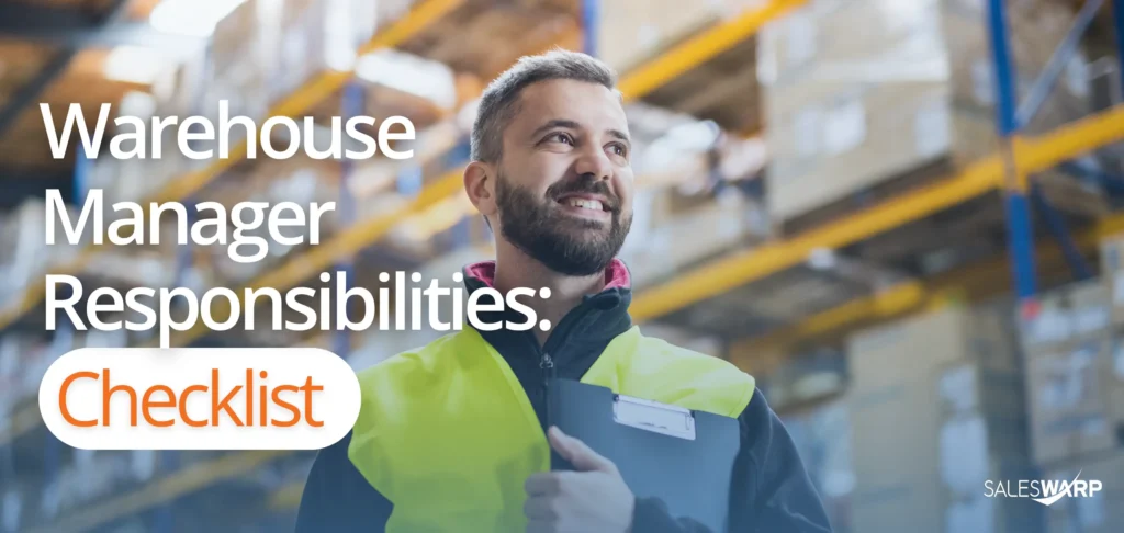 Warehouse Manager Responsibilities Checklist